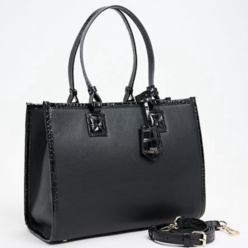 Vince Camuto Shoulder Bag Leather Black NWOT